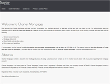 Tablet Screenshot of chartermortgages.co.uk